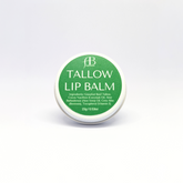 Aafiyah Botanicals aloe vera & coconut tallow lip balm, 15g grass-fed halal balm for dry, chapped lips